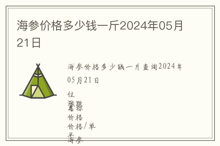 海參價格多少錢一斤2024年05月21日