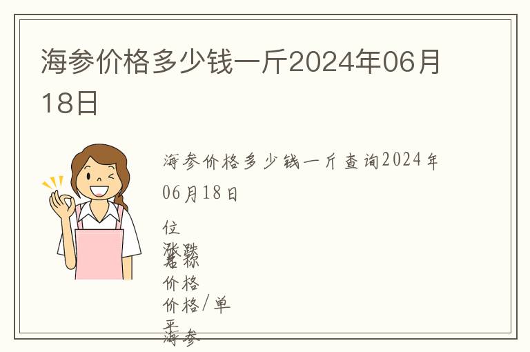 海參價(jià)格多少錢一斤2024年06月18日