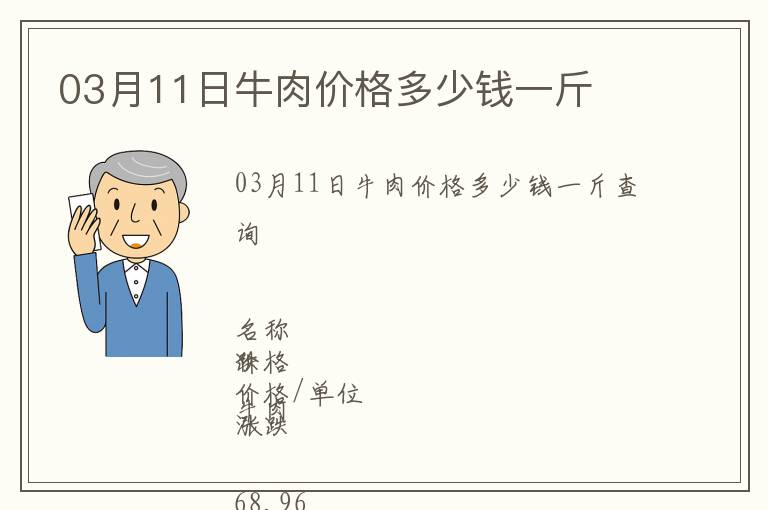 03月11日牛肉價(jià)格多少錢一斤