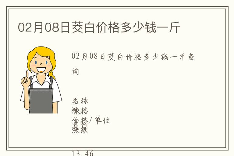 02月08日茭白價格多少錢一斤