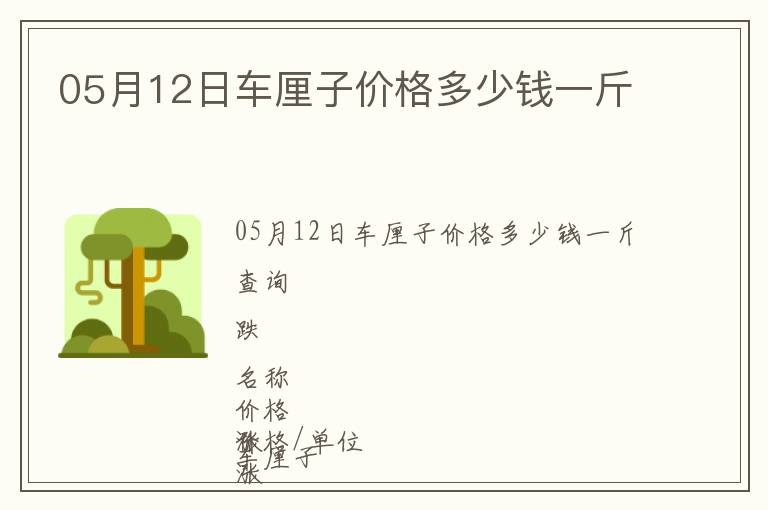 05月12日車厘子價格多少錢一斤